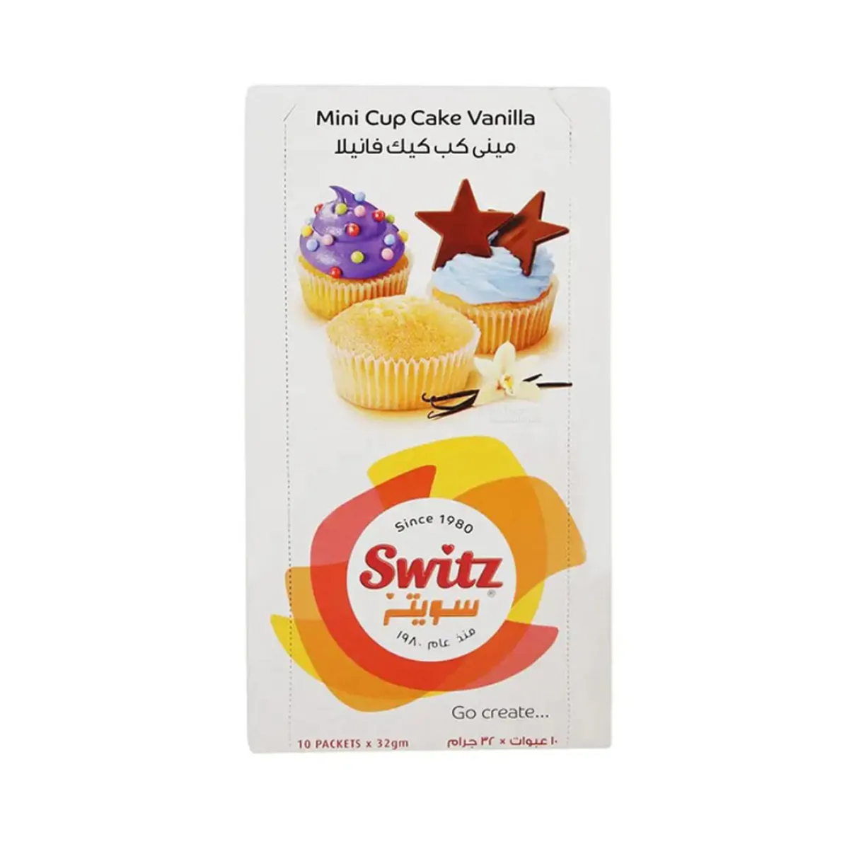 Switz Vanilla Mini Cupcake 10x32gm