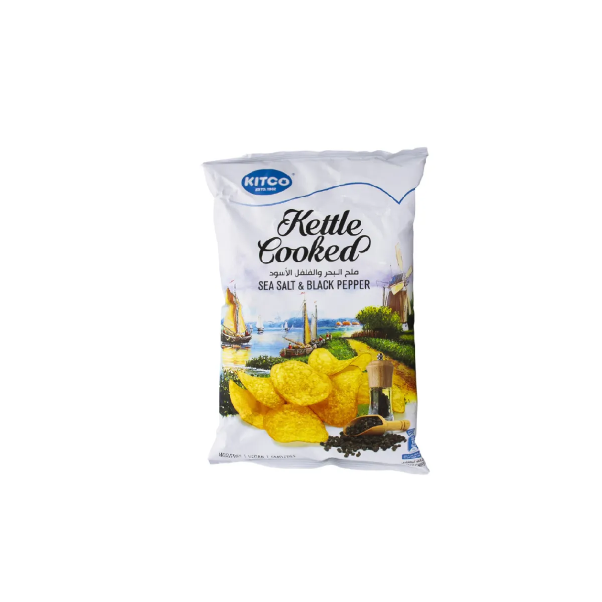 Kettle Cooked Sea Salt & Black Pepper 150G