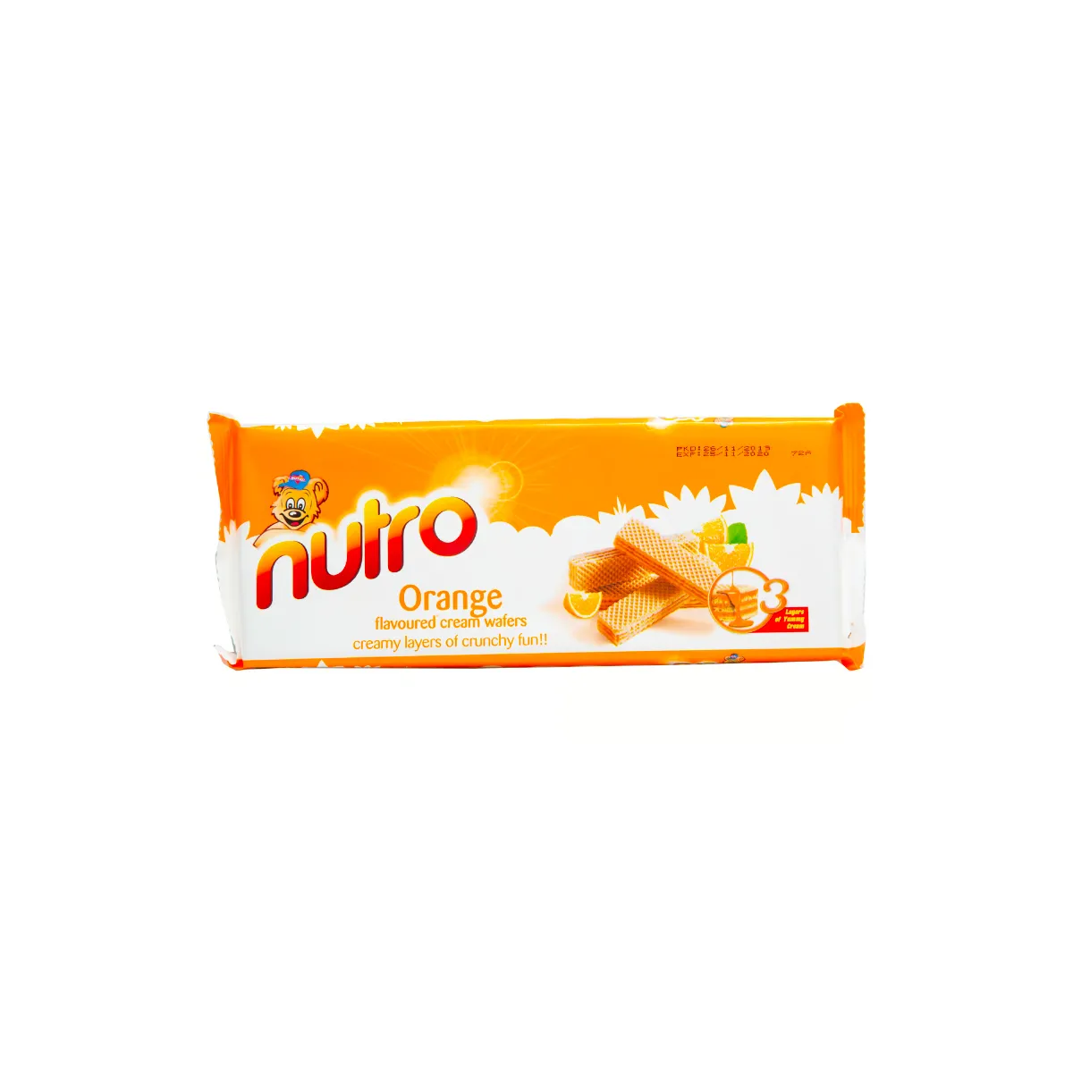Nutro Orange Flavoured Cream Wafers 75g