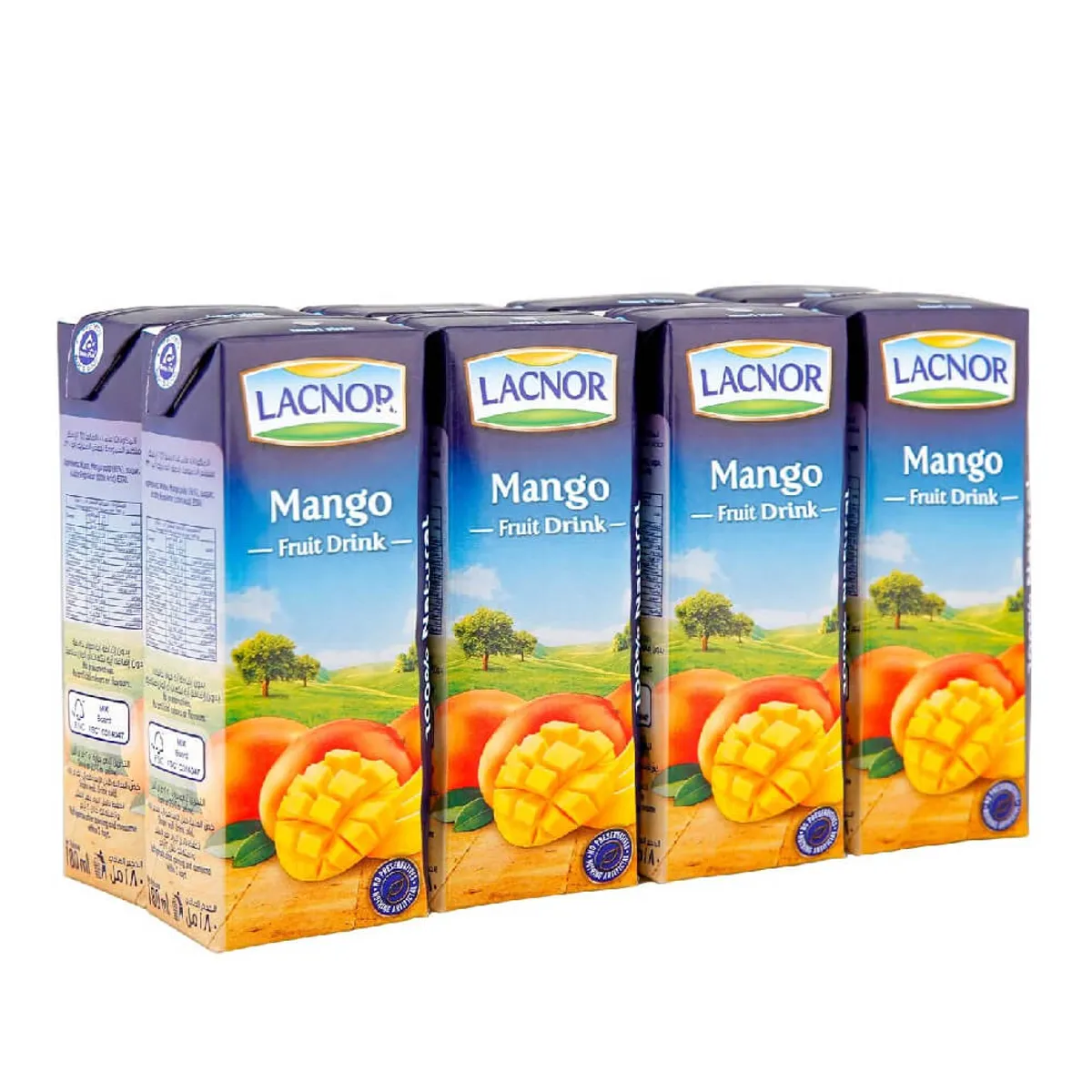 Lacnor Mango 8x180ml