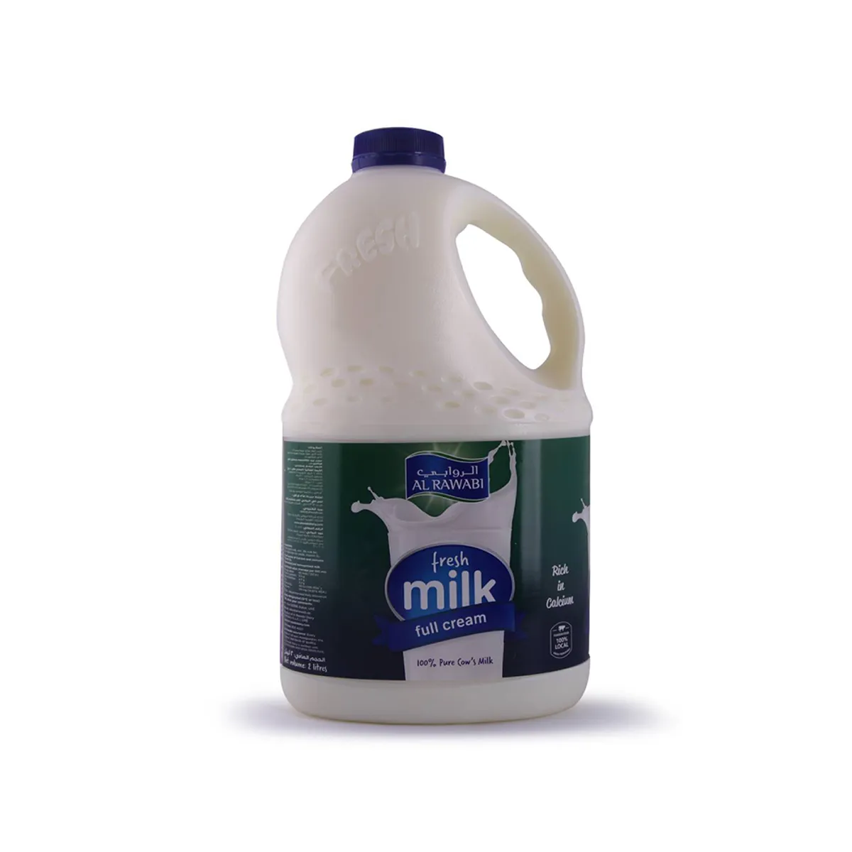 Al Rawabi Fresh Milk Full Fat 2L