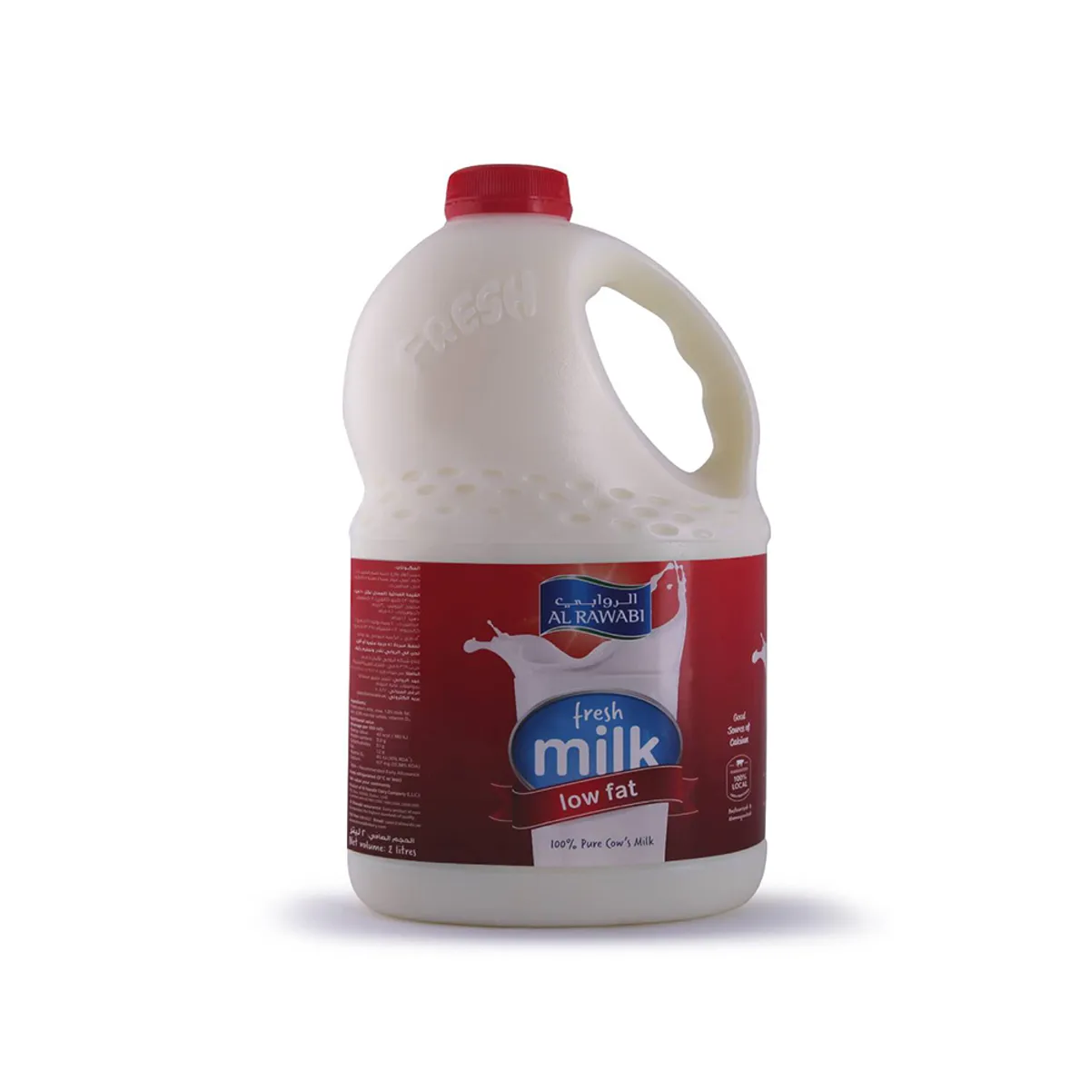 Al Rawabi Fresh Milk Low Fat 2L