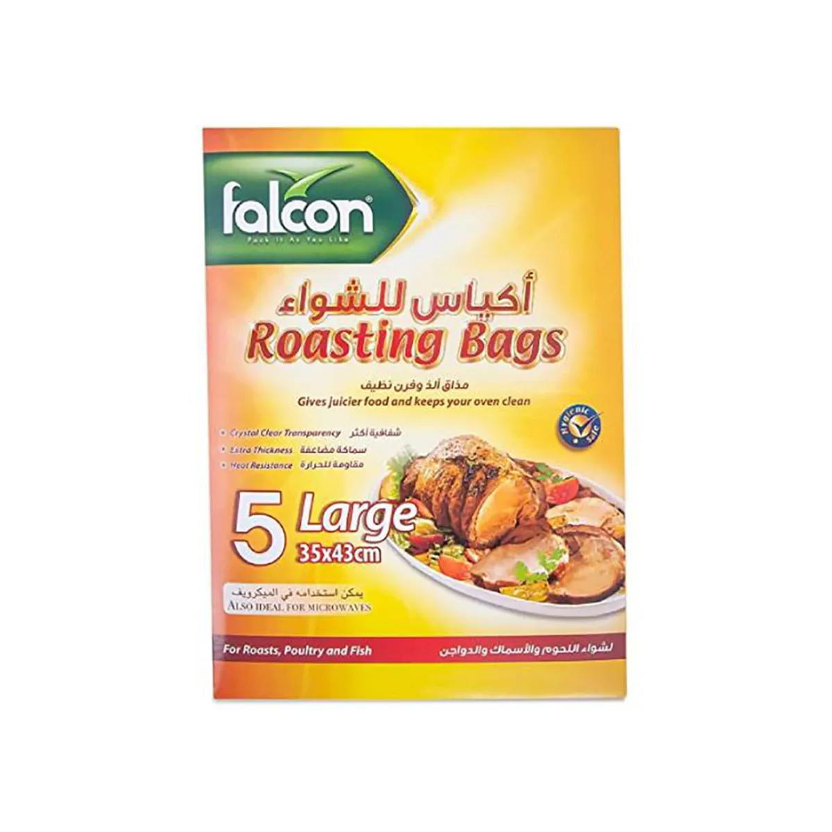 Falcon Roasting Bags Large 43x35cm 5s