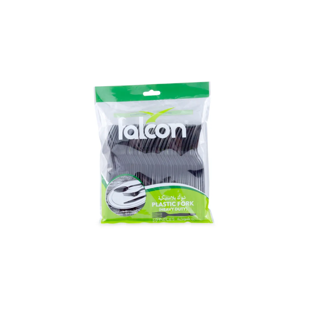 Falcon Plastic Fork Black 50s