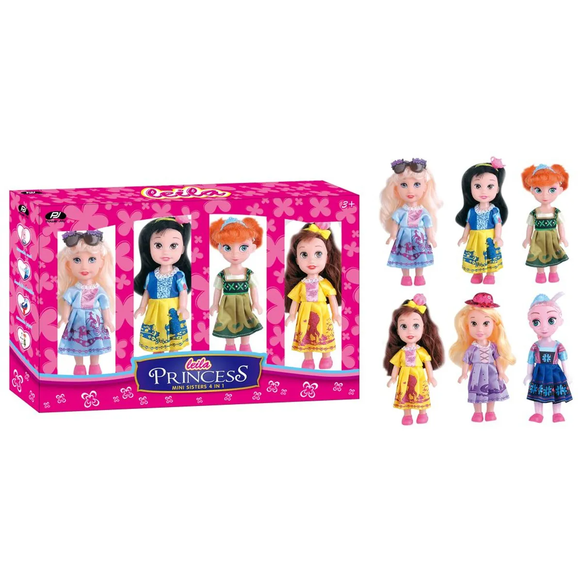 Power Joy Leila Princess Mini Sisters 4In1