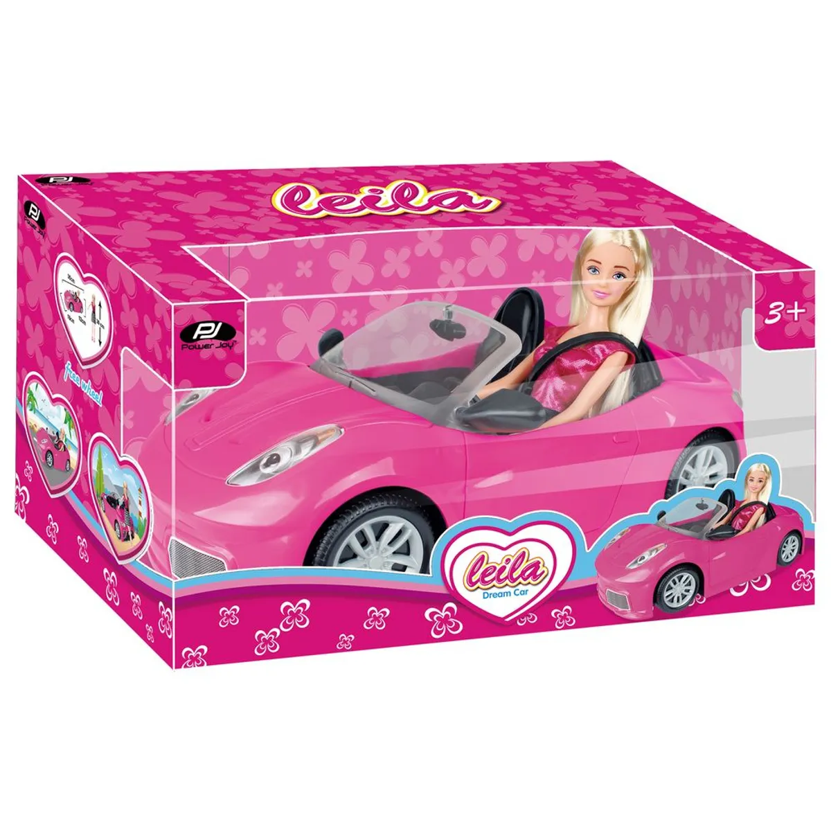 Power Joy Leila Dream Car 35Cm + Doll