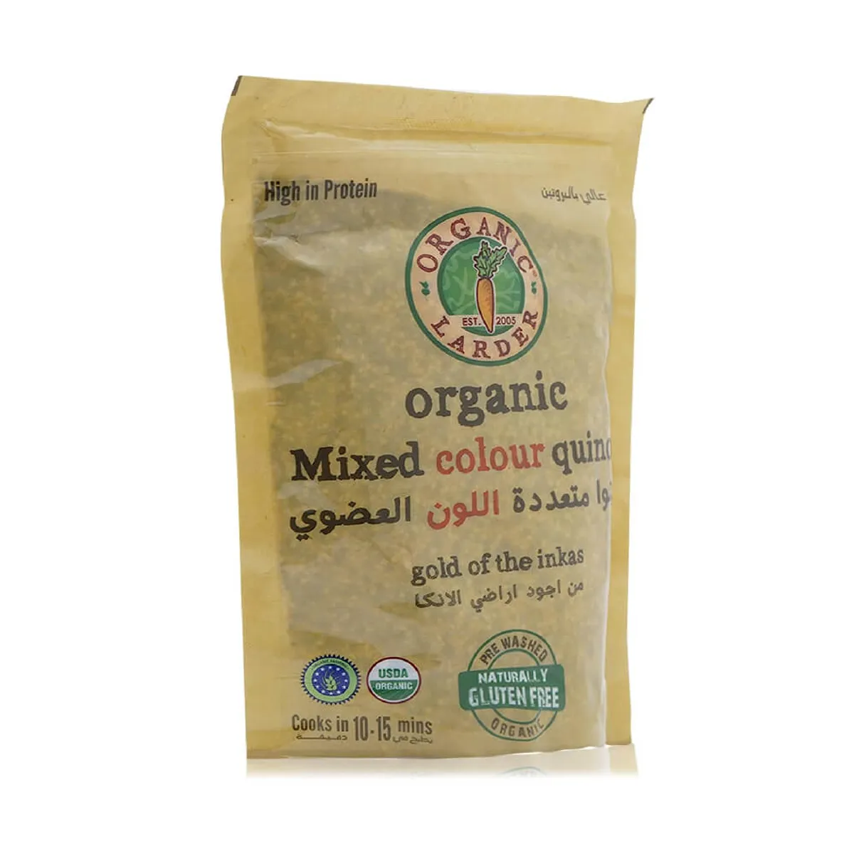 Organic Larder Mixed Colour Quinoa 340gm