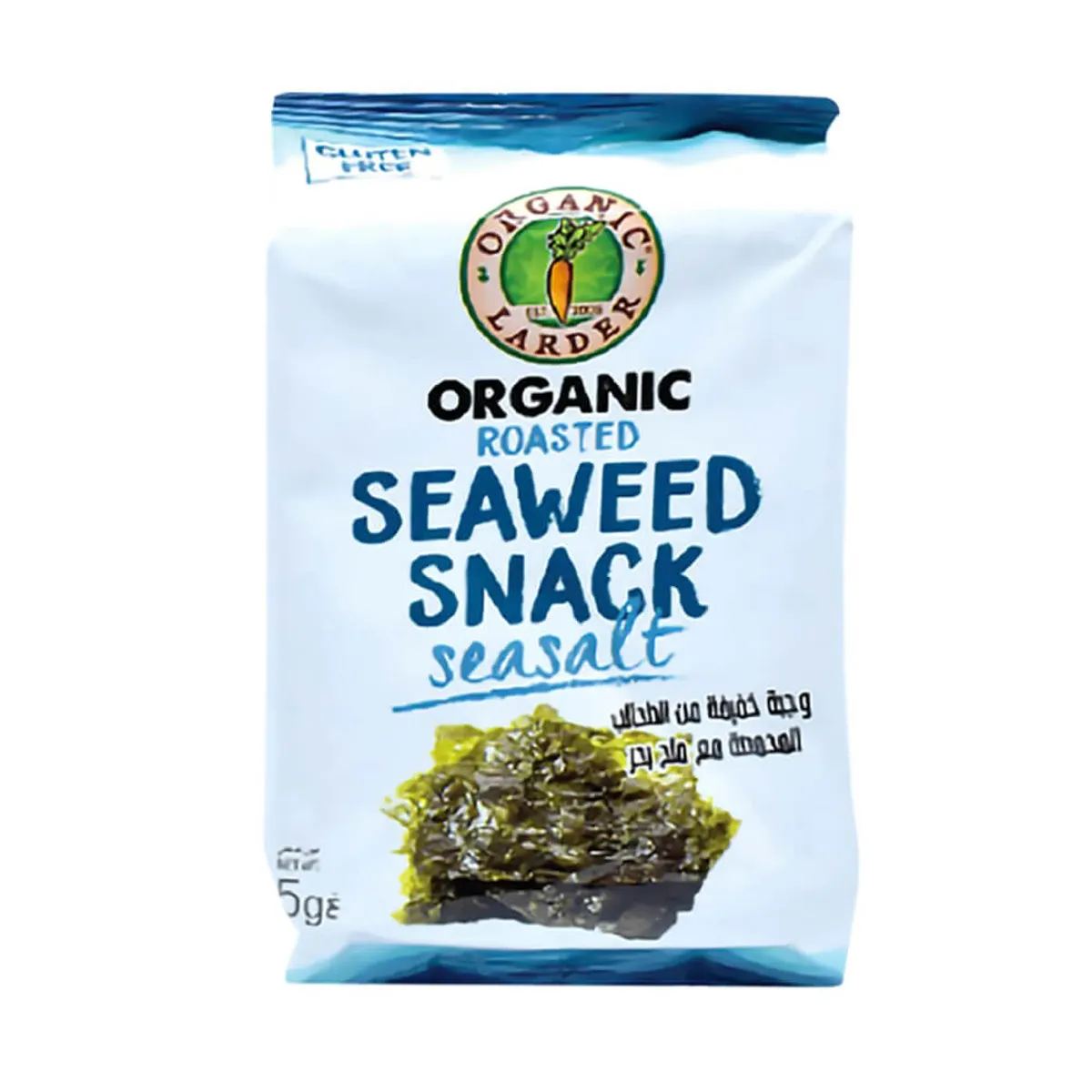 Organic Larder Seaweed Seasalt Snack  5gm