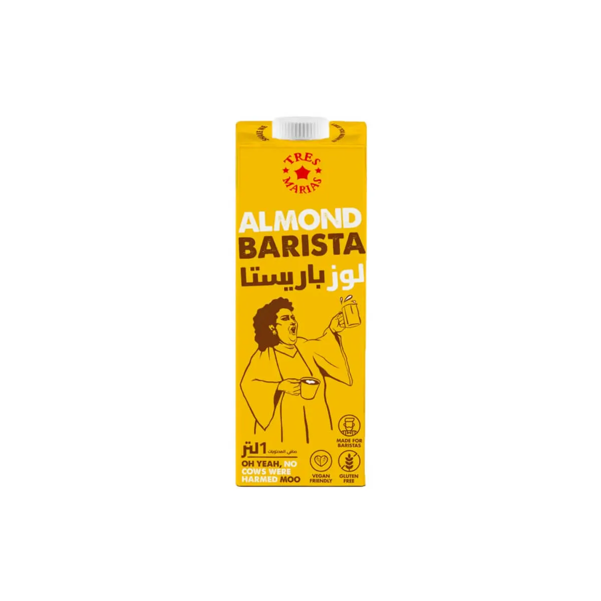 Tres Marias Almond Barista Plant Based Milk 1L