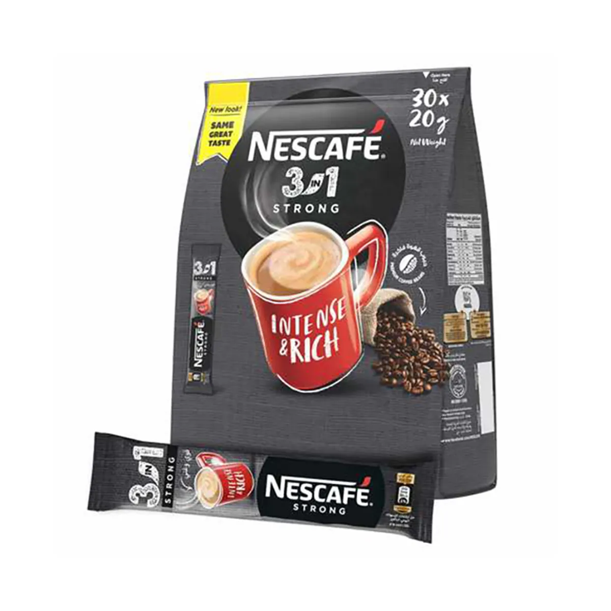 Nescafe 3in1 Intenso Inst Coffee Sachet 20Gx30s
