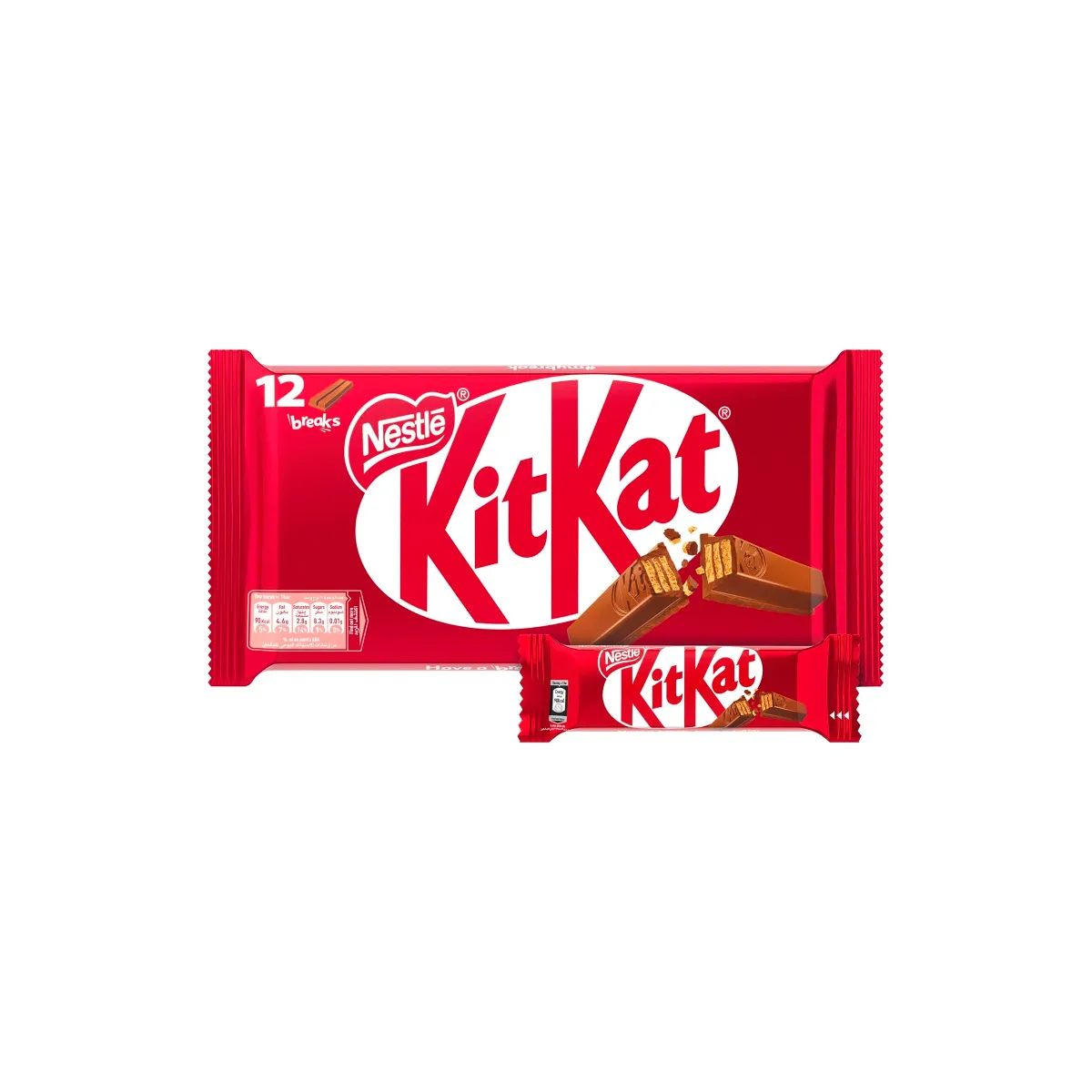Kitkat 2 Finger Milk Chocolate Wafer 12x17.7g
