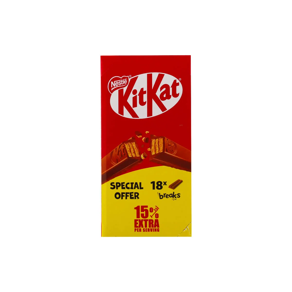 KitKat 2 Finger Chocolate Wafer Value Pack 18x20.5g