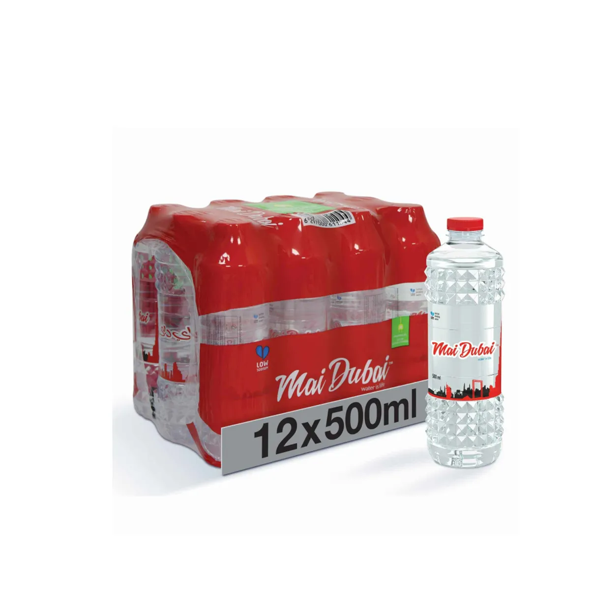 Mai Dubai Bottle Mineral Water 500Mlx12