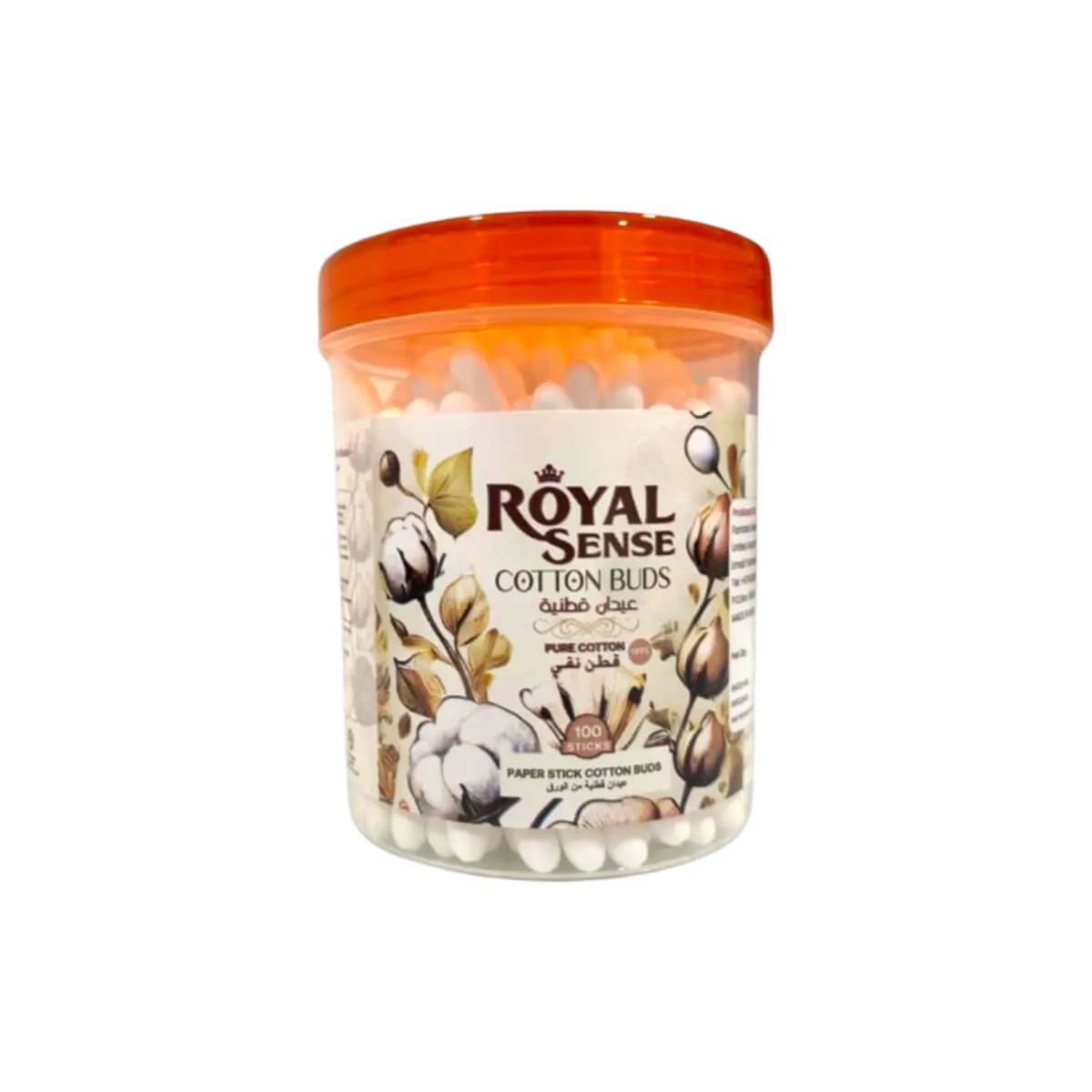 Royal Sense Paper Stick Cotton Buds 100s