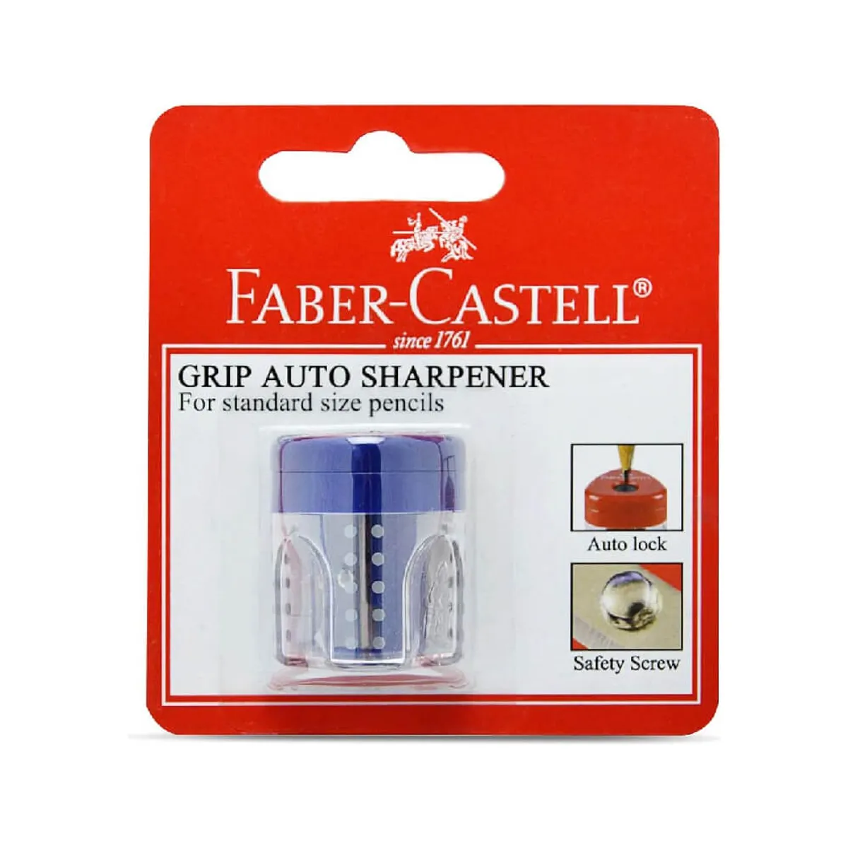 Faber-Castell Mini Grip Pencil Sharpener Classic Single Hole