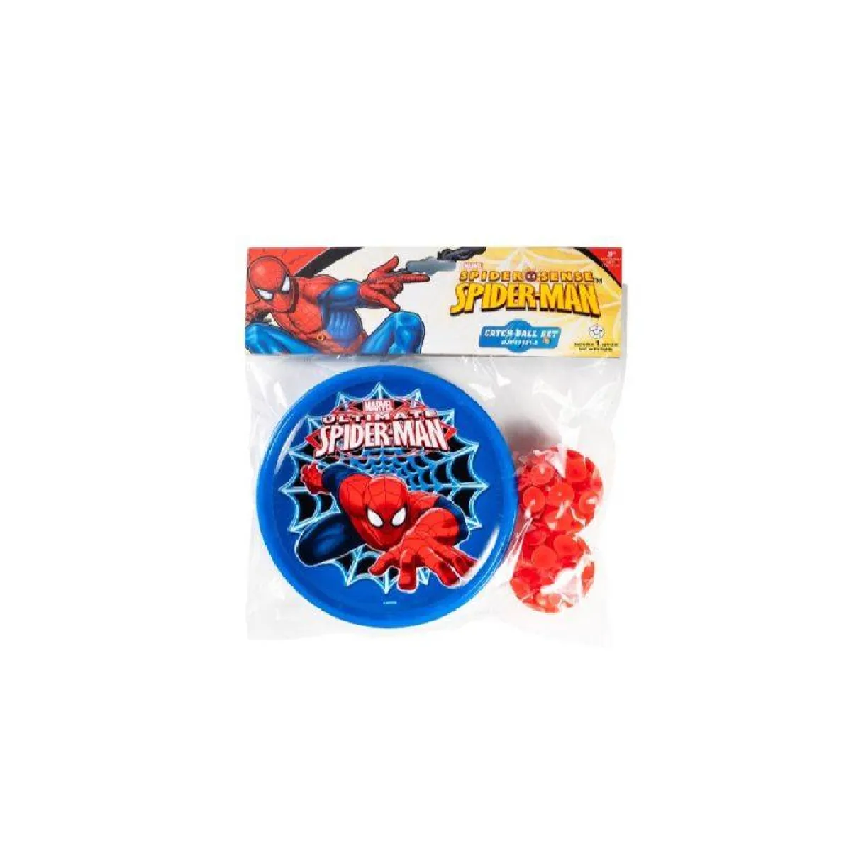 Spiderman Catch Ball (2 Plate,2 Balls)