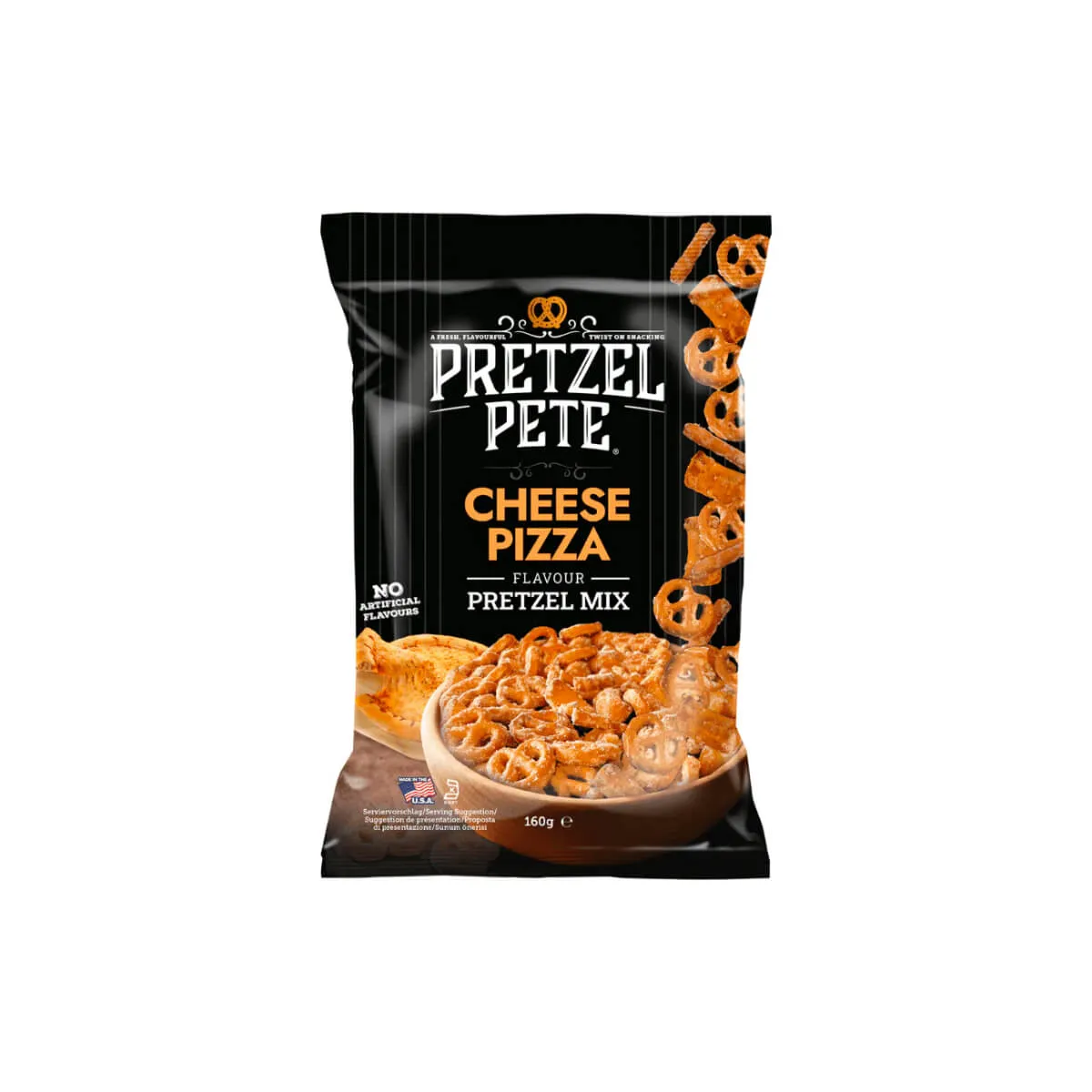 Pretzel Pete Cheese Pizza Flavored Pretzel Mix 160g