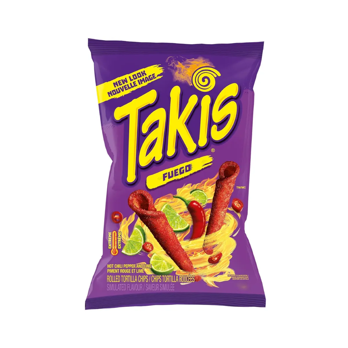 Takis Fuego Hot Chili Pepper & Lime Tortilla Chips 311gm