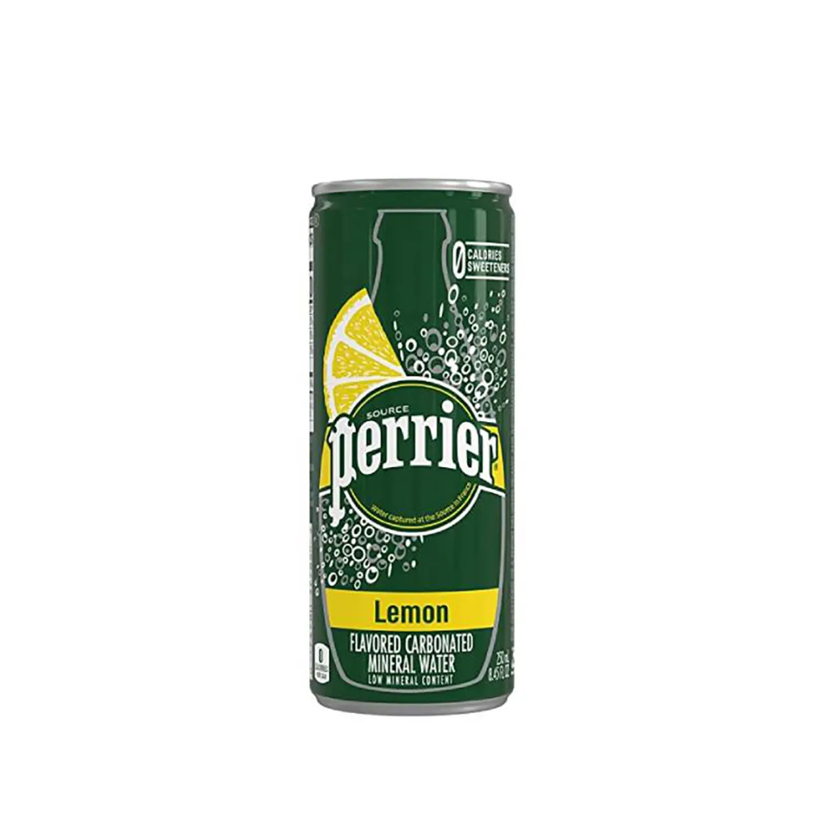 Perrier Sparkling Water Lemon Slim Can 250ml