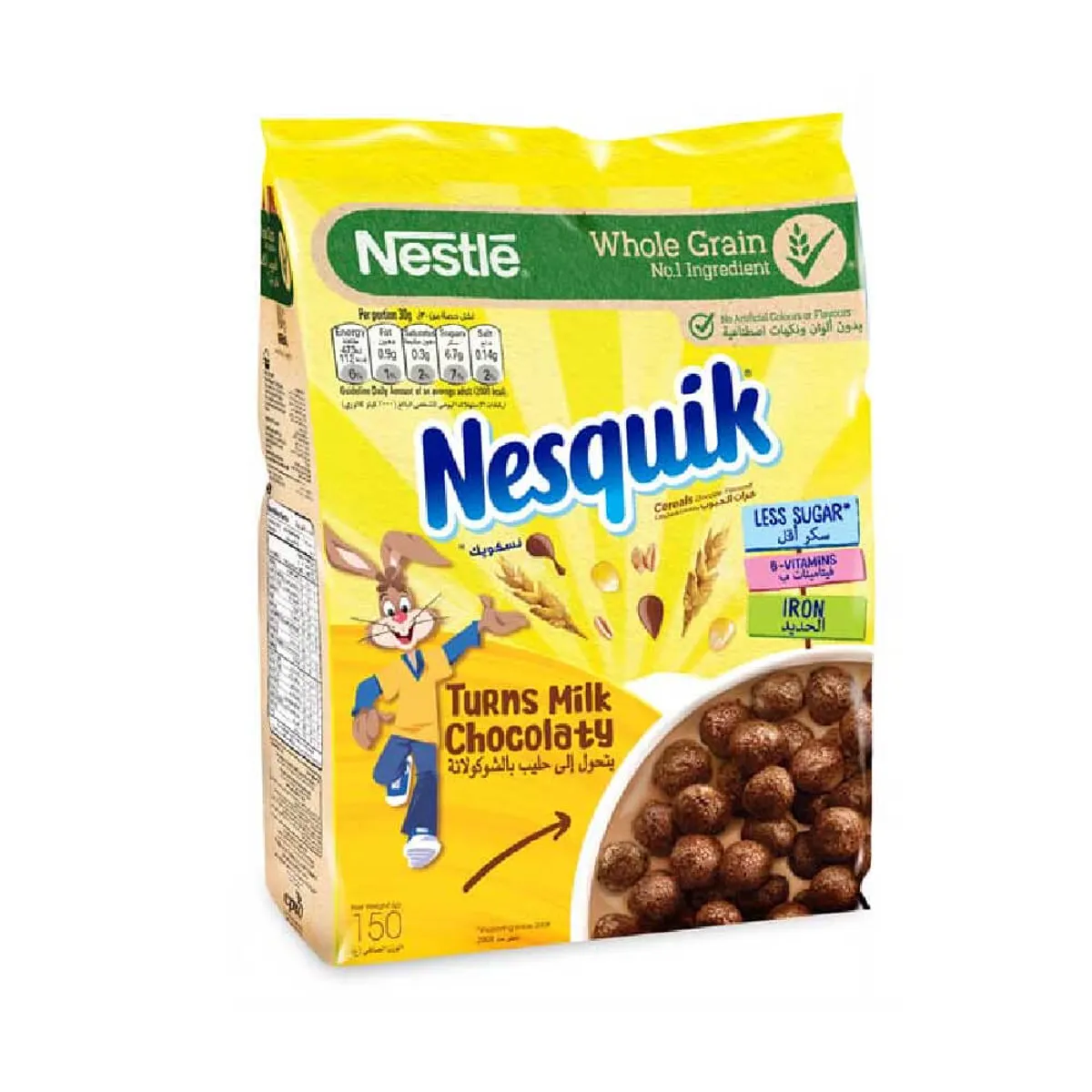 Nesquik Chocolate Breakfast Cereal Bag 150gm