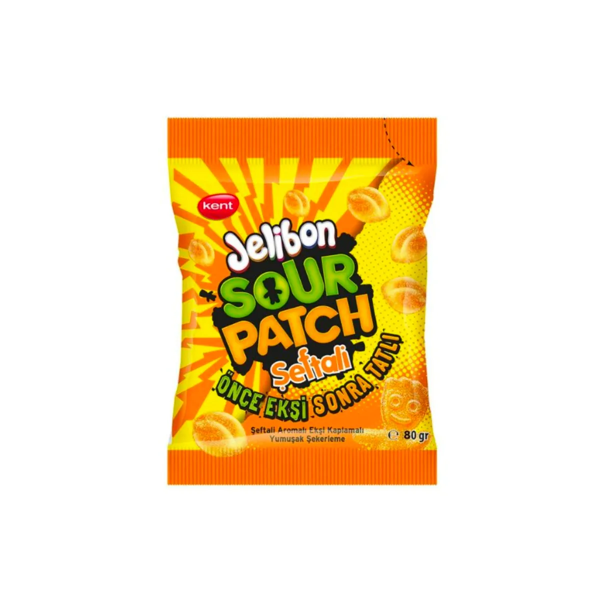 Kent Jelibon Sour Patch Peach Candy 80g