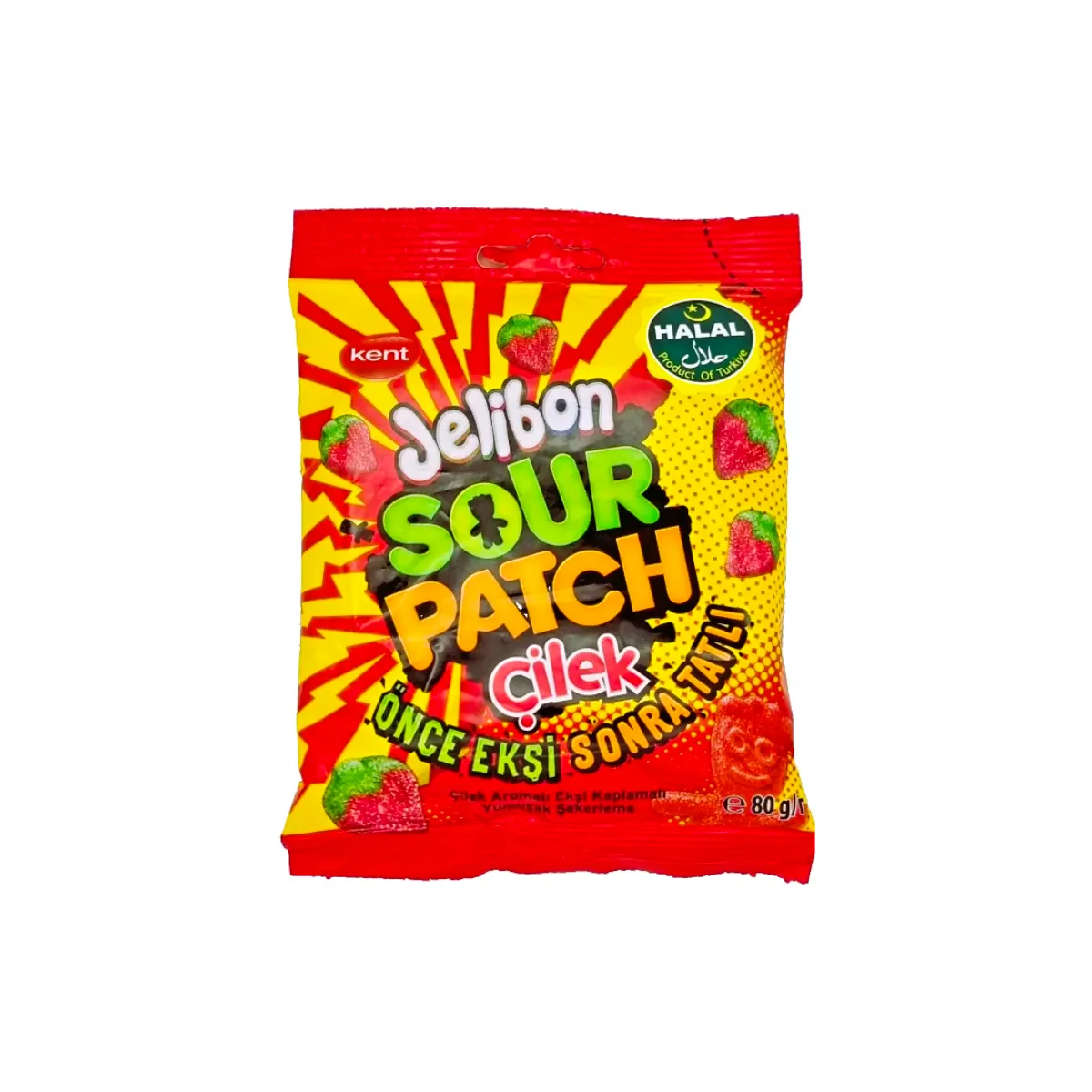 Kent Jelibon Sour Patch Strawberry Candy 80g