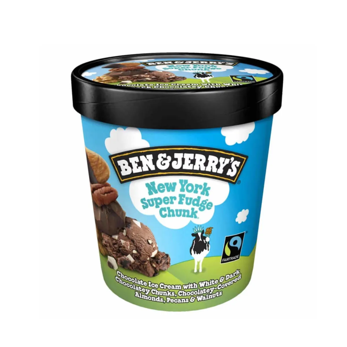 Ben & Jerry's New York Super Fudge Chunk Chocolate Ice Cream 473Ml