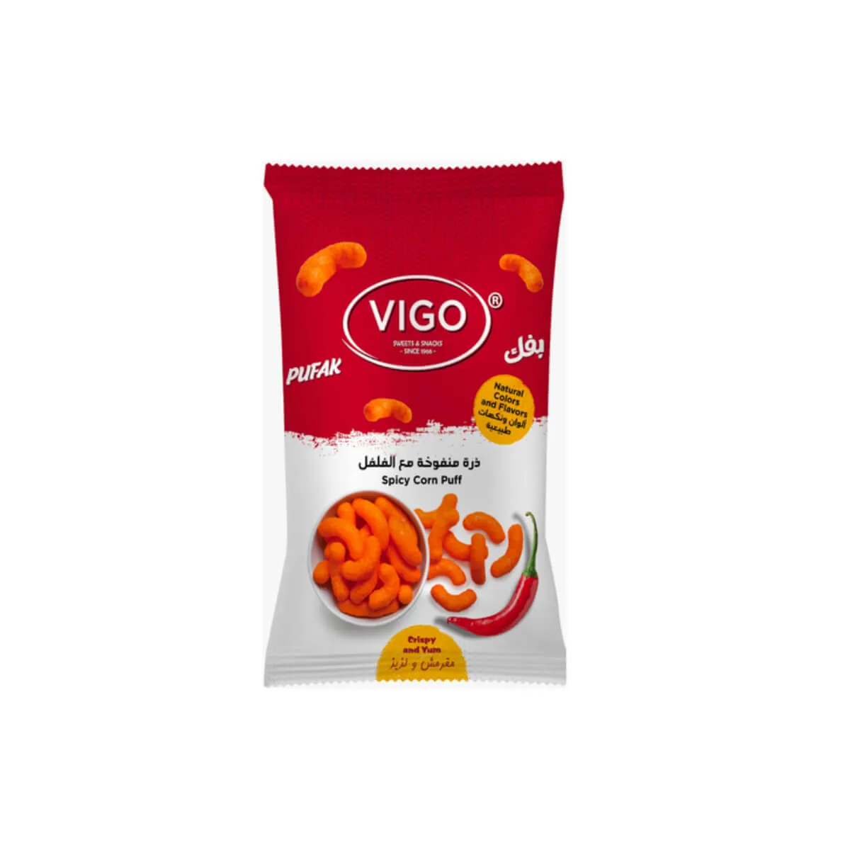 Vigo Crunchies Spicy Corn Puff 25g
