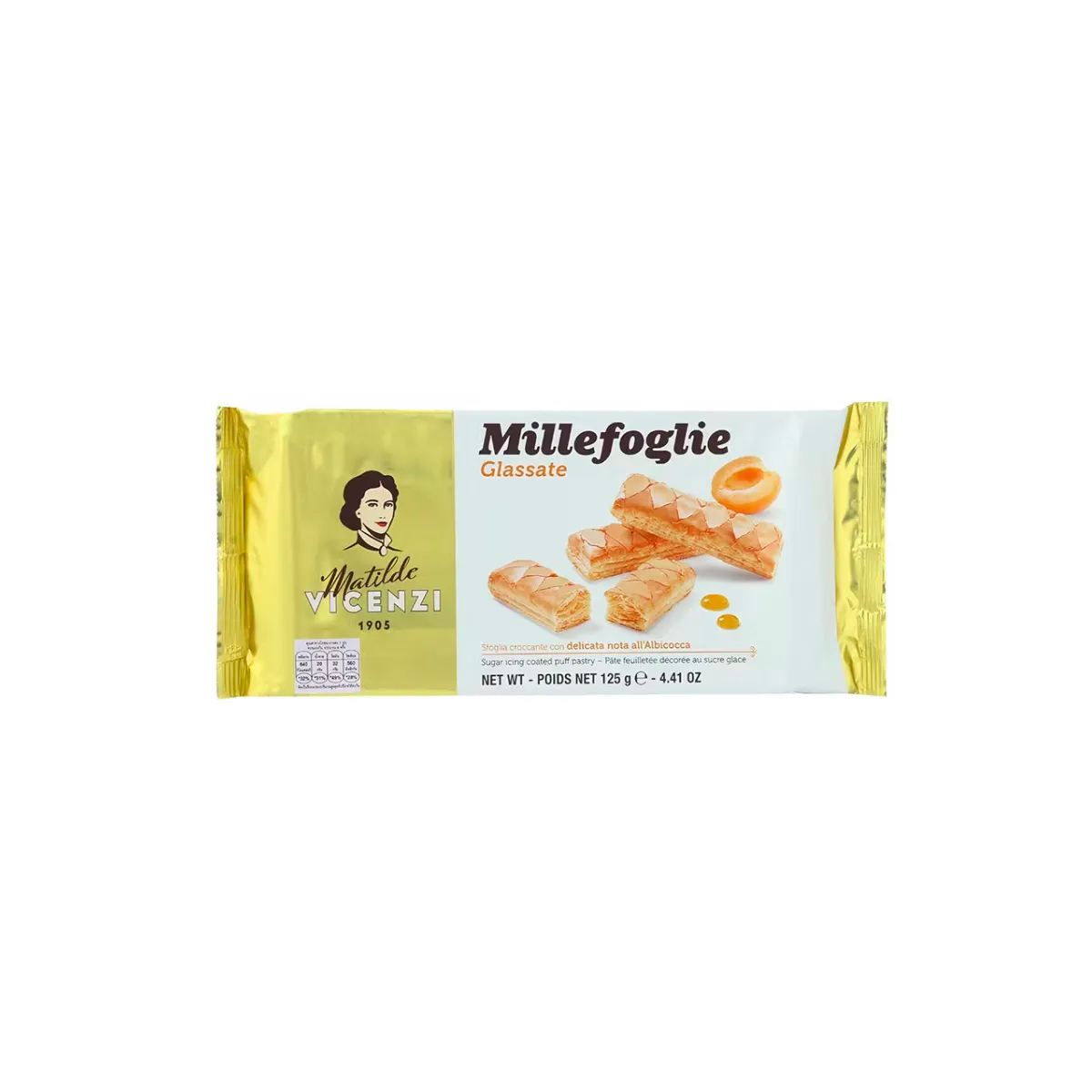 Matilde Vicenzi Millefoglie Glassate Puff Pastry 125g