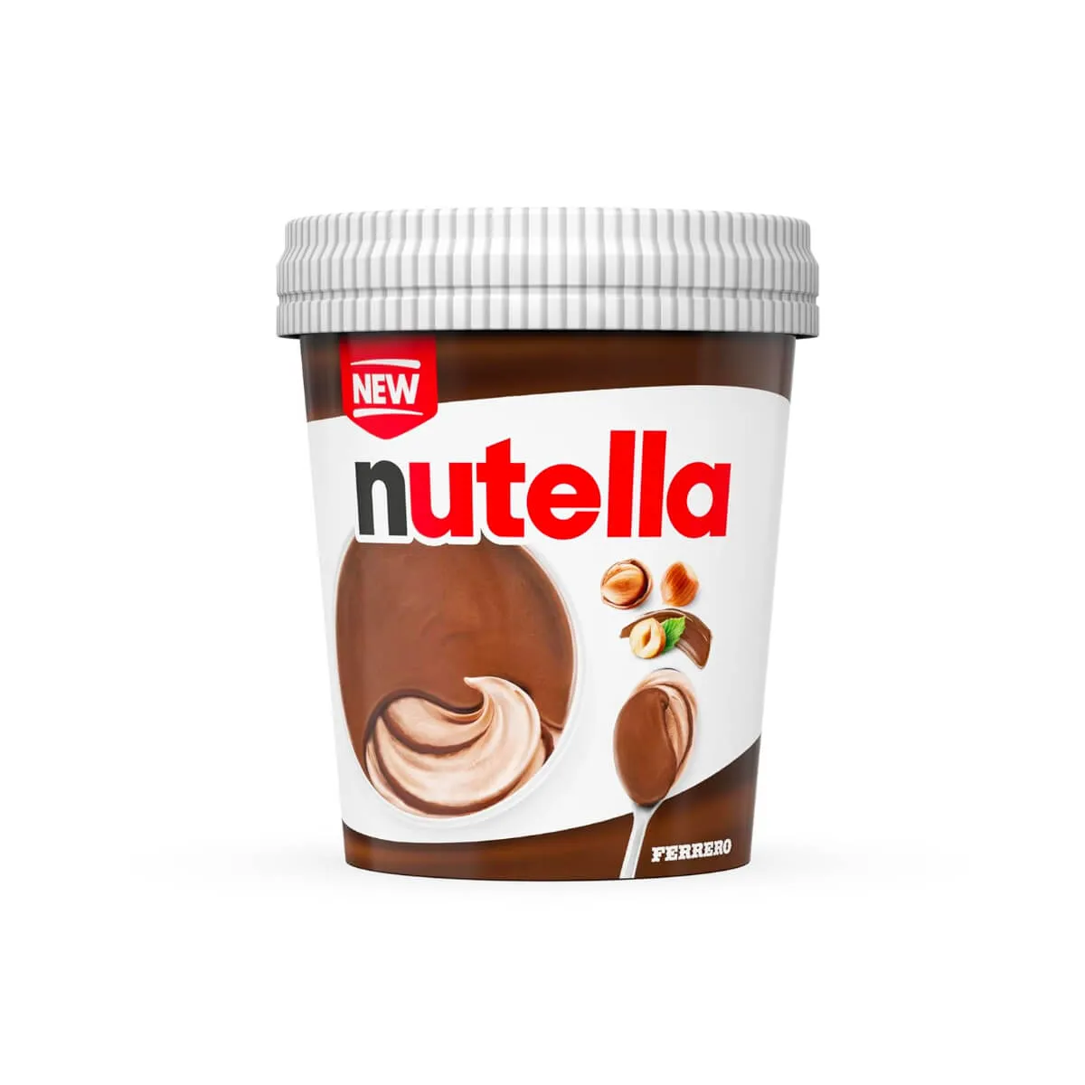 Nutella Hazelnut Chocolate & Milk Ice Cream 470ml