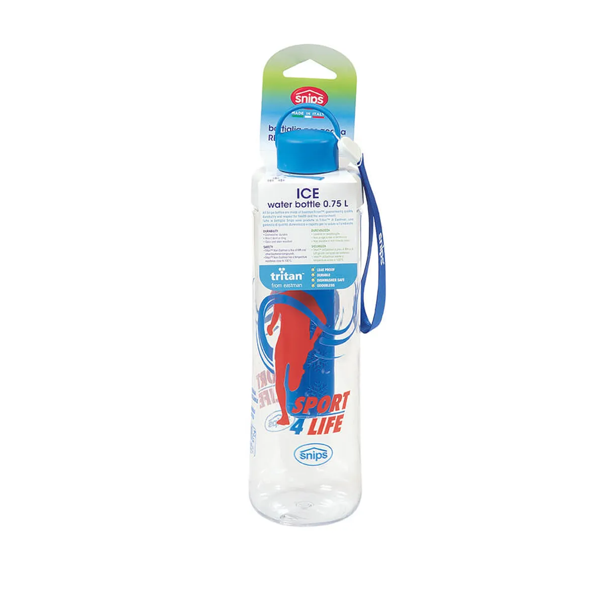 Snips Tritan Sport Ice Water Bottle 0.75L