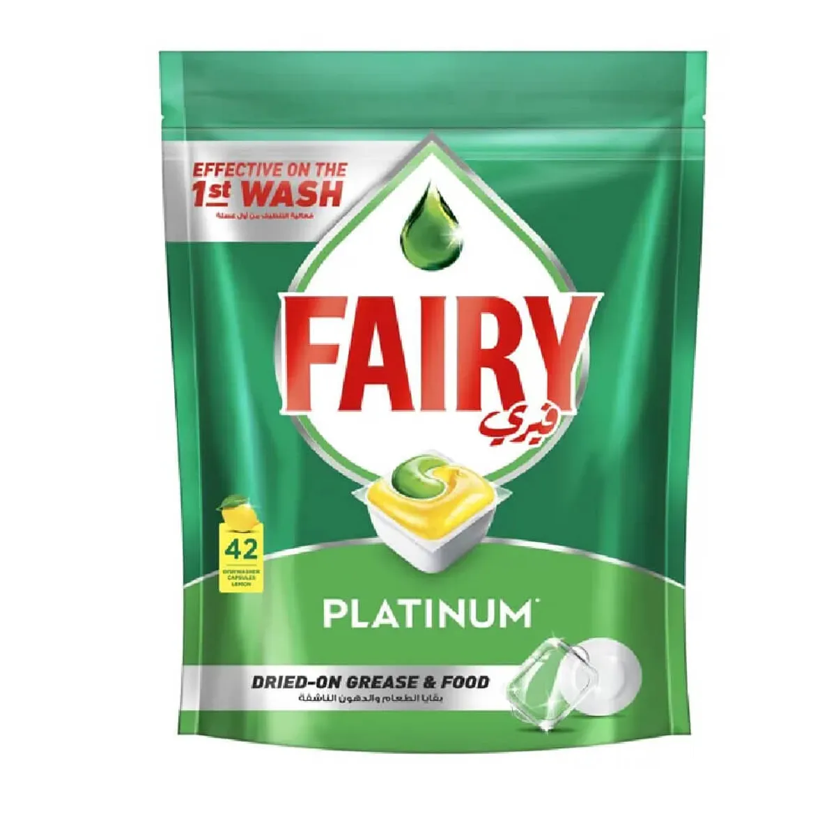 Fairy Platinum Automatic Dishwashing Capsules 42s