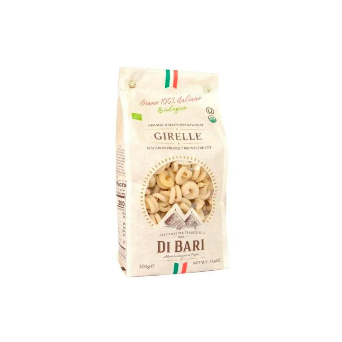 Di Bari Organic Girelle Macaroni 500g