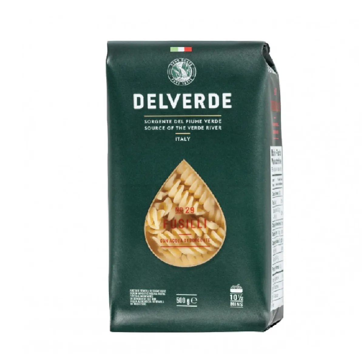 Delverde Fusilli Bronzo Pasta No.29 500gm