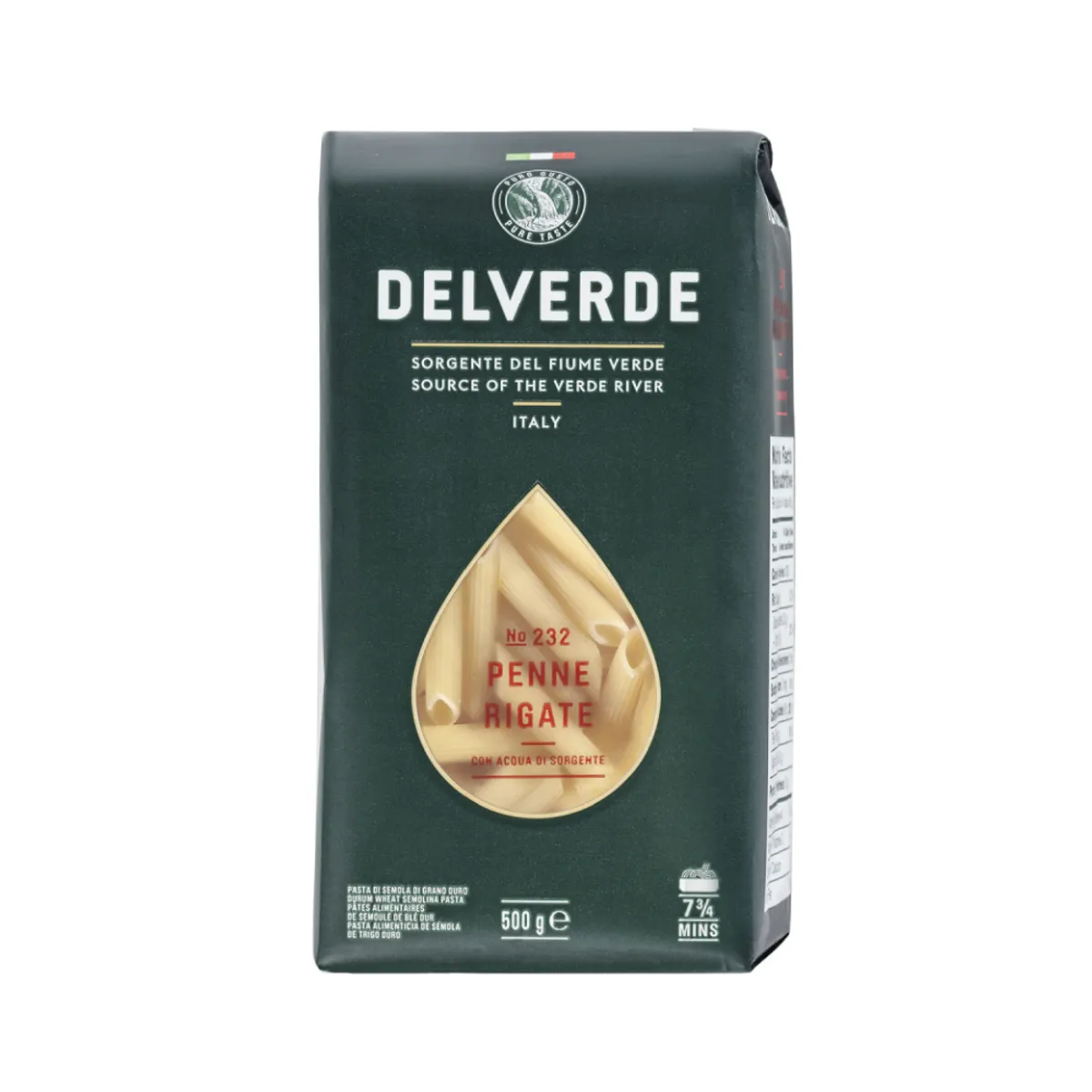 Delverde Penne Rigate Pasta No.232 500gm