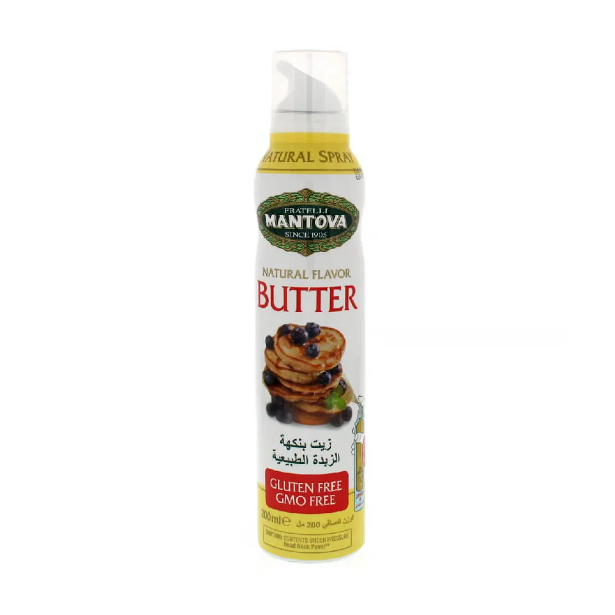 Mantova Natural Flavour Butter Oil Spray 200ml