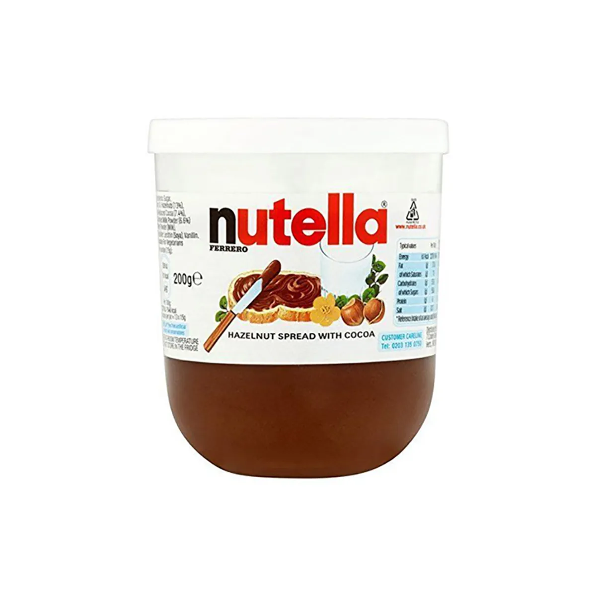 Nutella Hazelnut Spread 200G