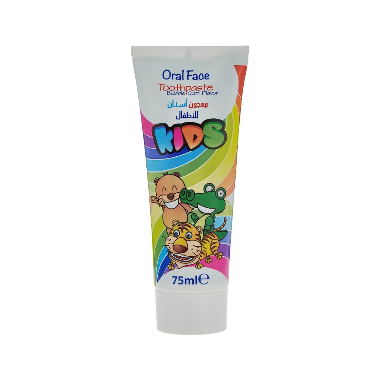 Oral Face Bubble Gum Flavoured Kids Toothpaste 75ml