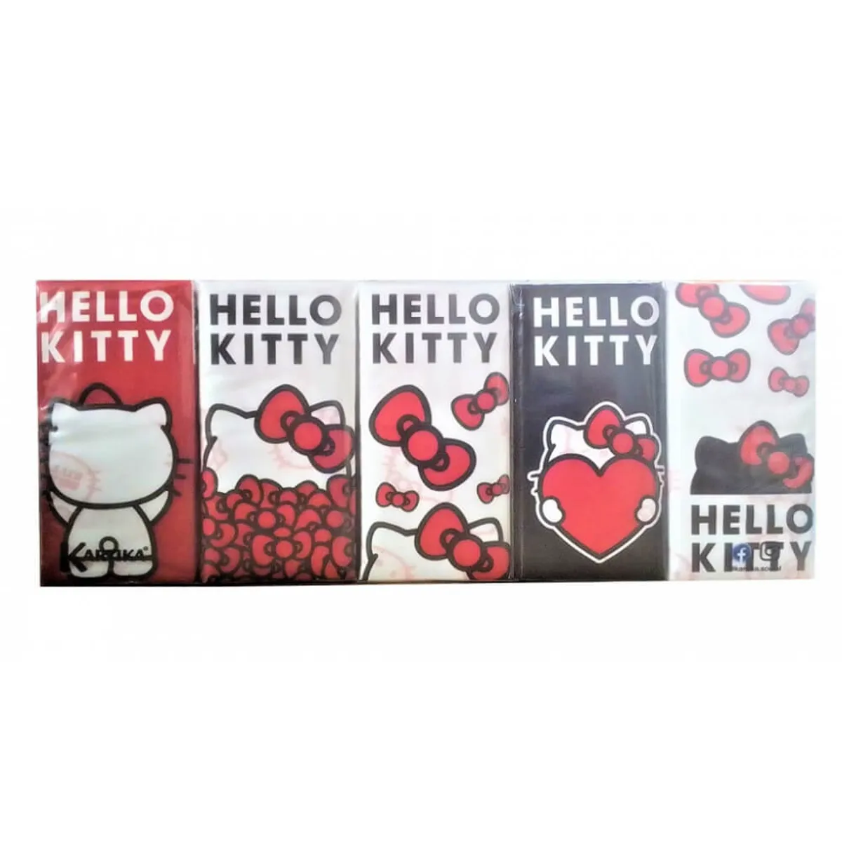 Kartika Hello Kitty Pocket Tissue 4Ply Pack Of 10