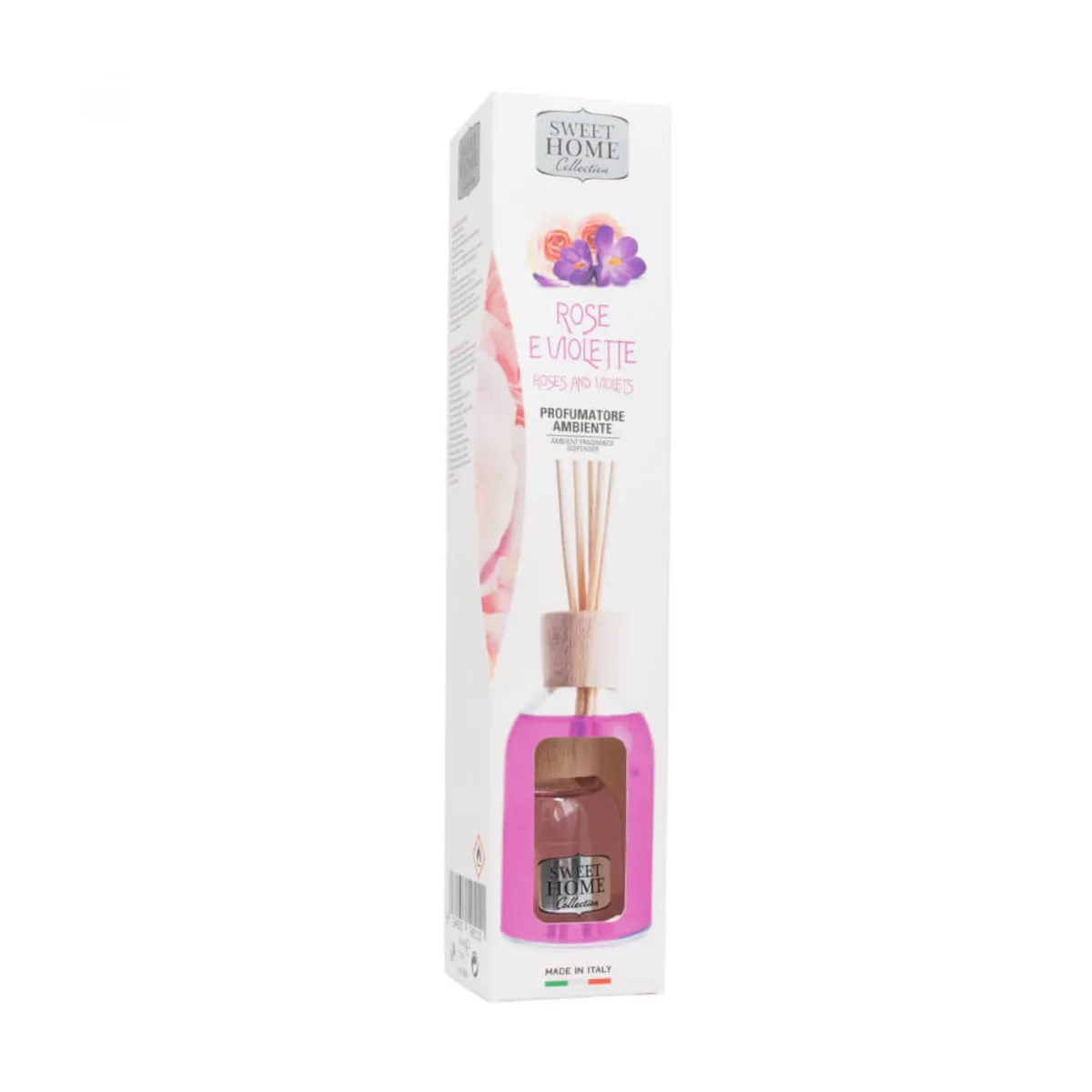 Sweet Home Collections Roses and Violets Ambient Fragrance Diffuser 100ml