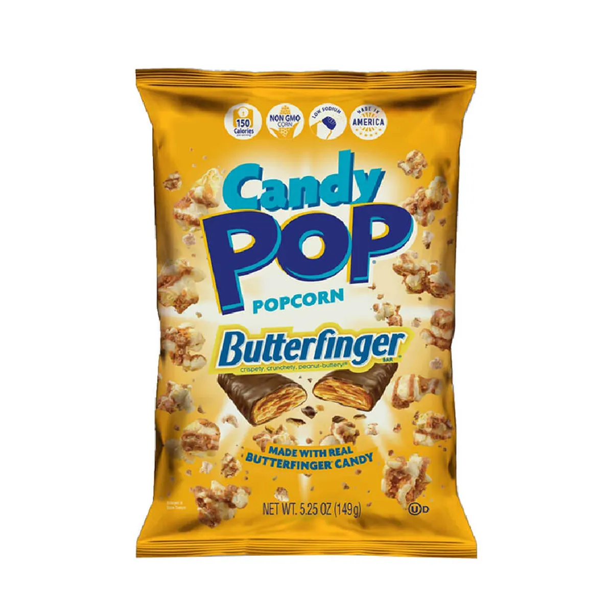Candy Pop Corn Butterfinger 149gm