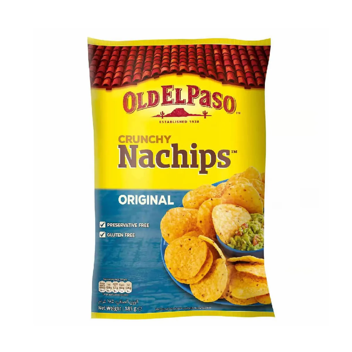 Old El Paso Crunchy Nachips Original 185gm