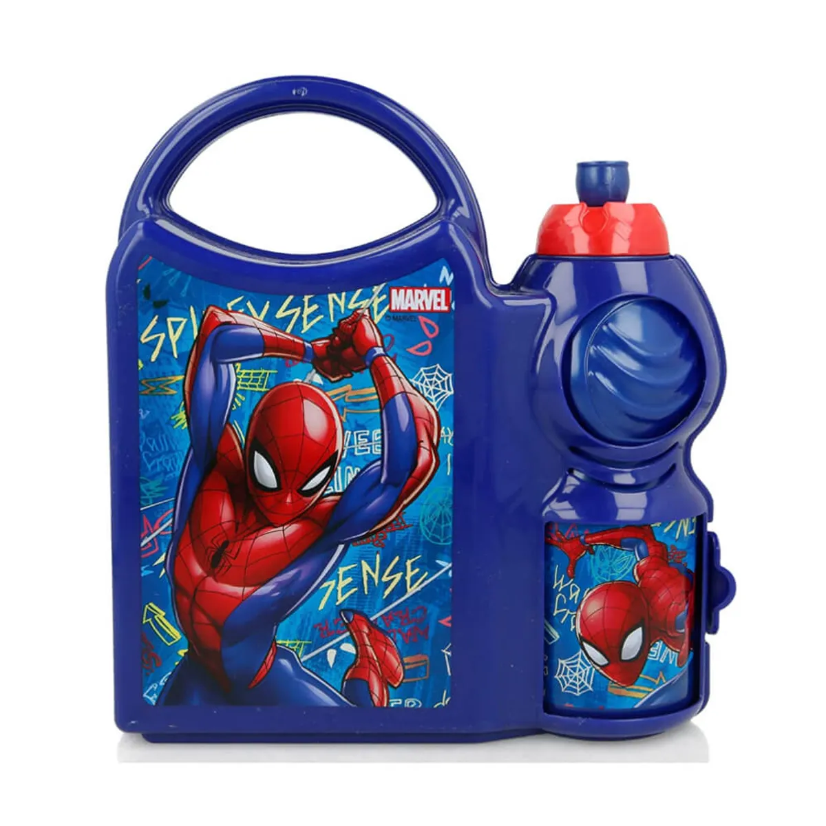 Stor Top Handle Combo Set Spiderman Graffiti 400Ml