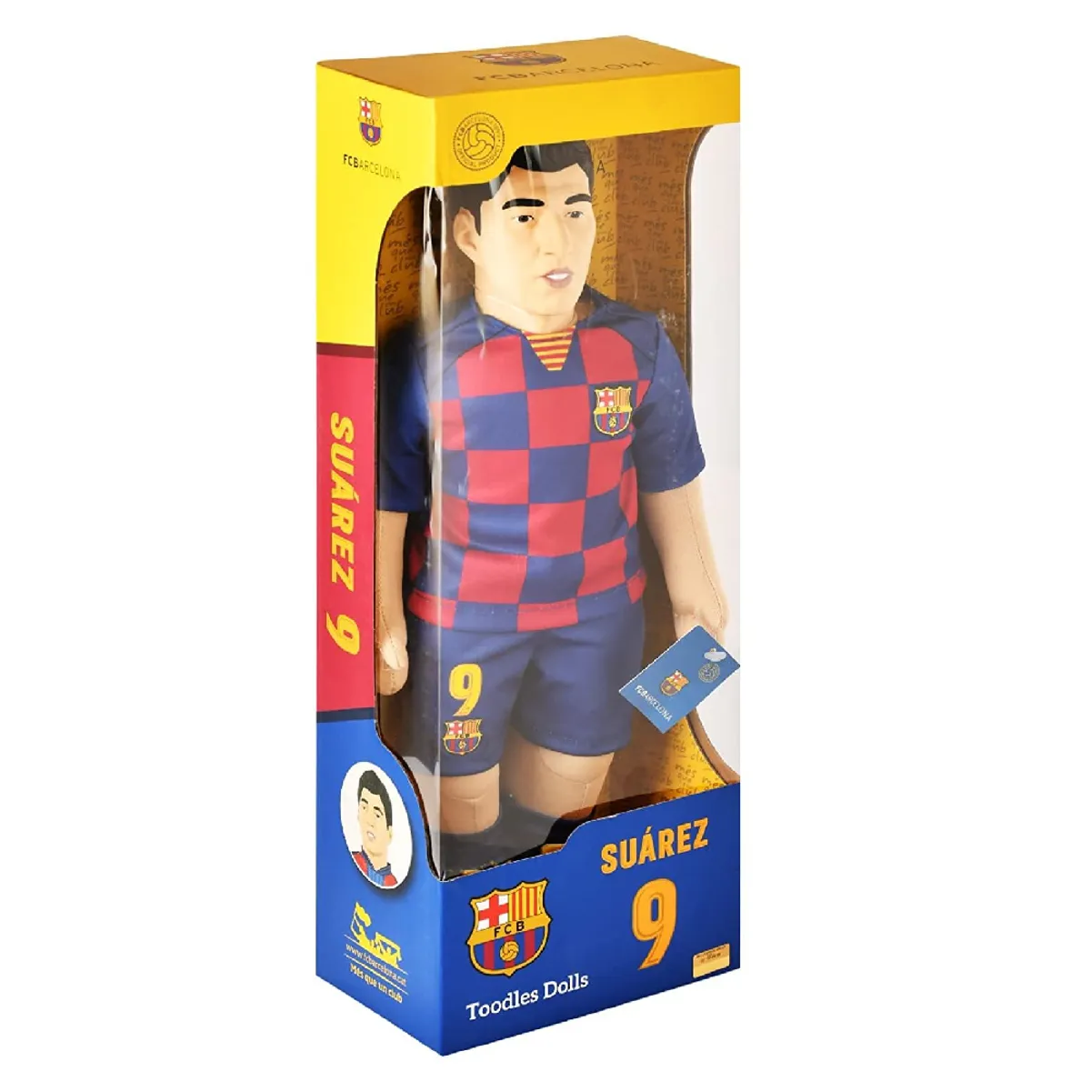 Toodle Dolls Fcb - Luis Suarez - L 45Cm
