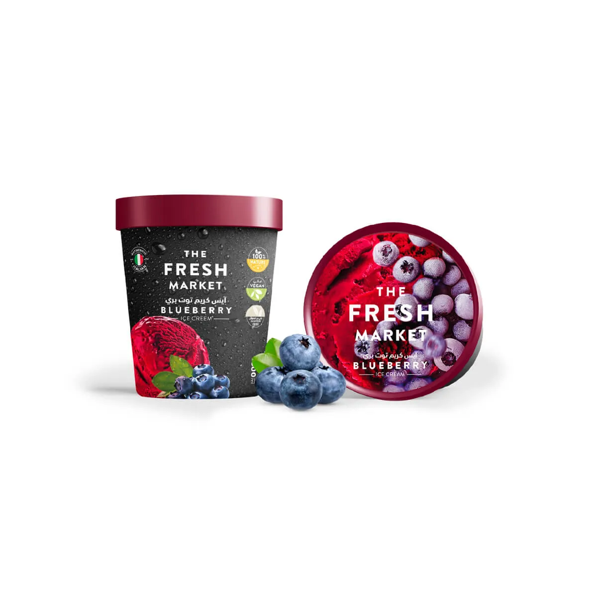 The Fresh Market Blueberry Ice Cream 500ml
