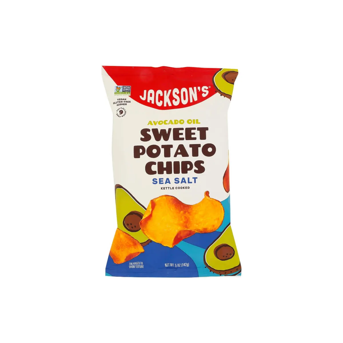 Jackson's Wavy Cut Sea Salt Sweet Potato Chips 142g