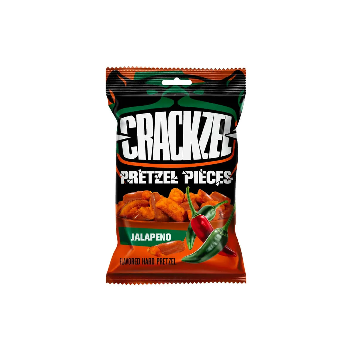 Crackzel Jalapeno Hard Pretzel 65g