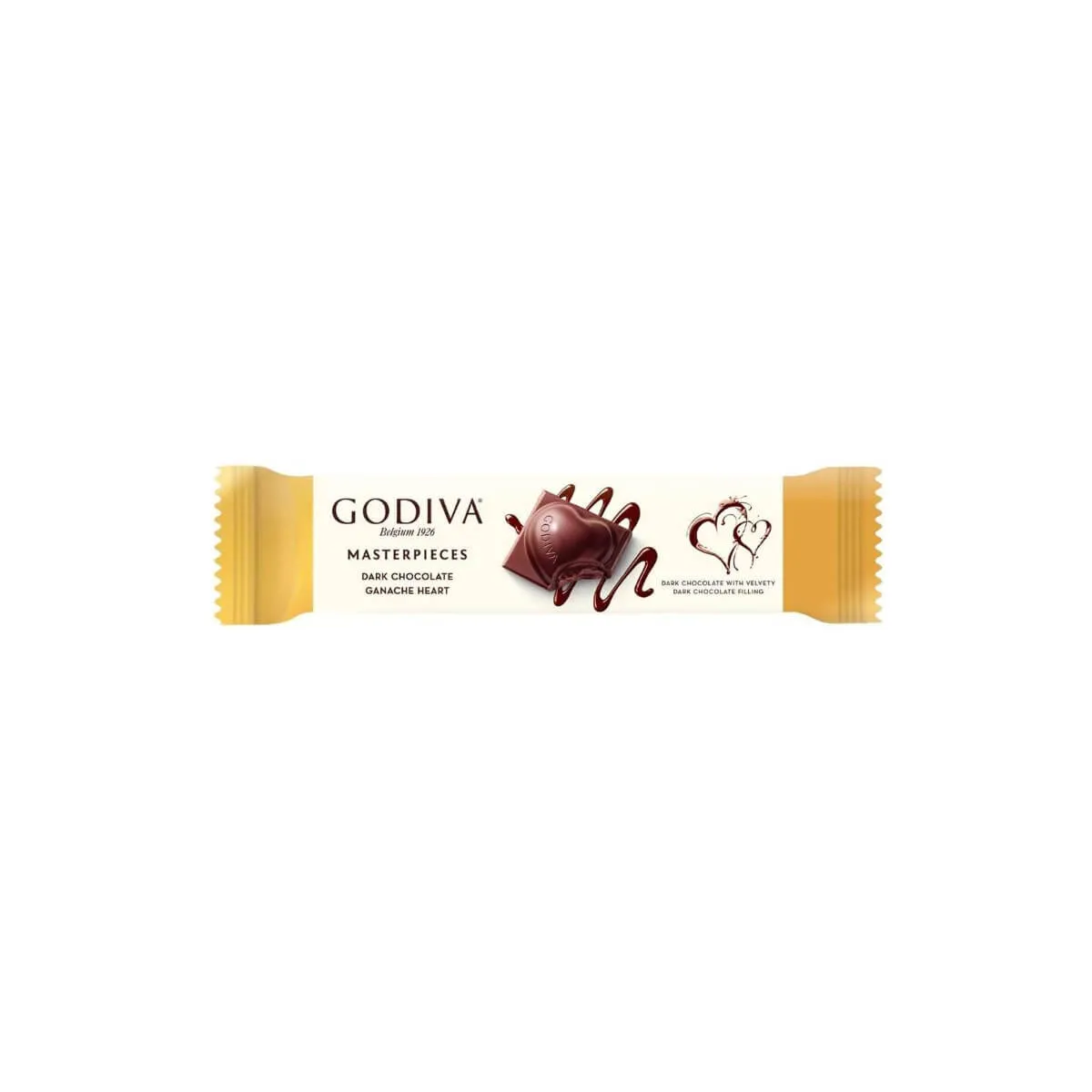 Godiva Masterpieces Ganache Heart Dark Chocolate 30g