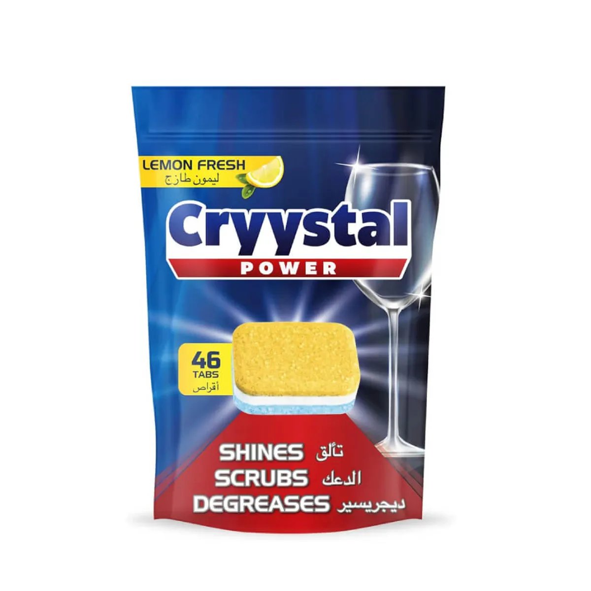 Cryystal Power Dishwasher Tablet 46 Tabs