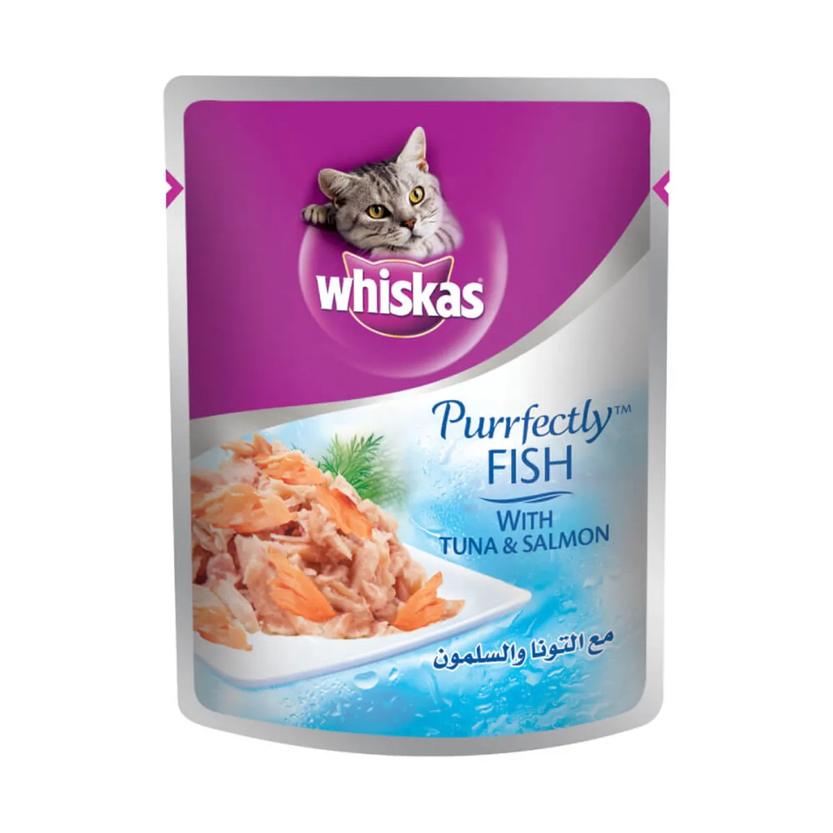 Whiskas Purrfectly Tuna&Salmon 85G